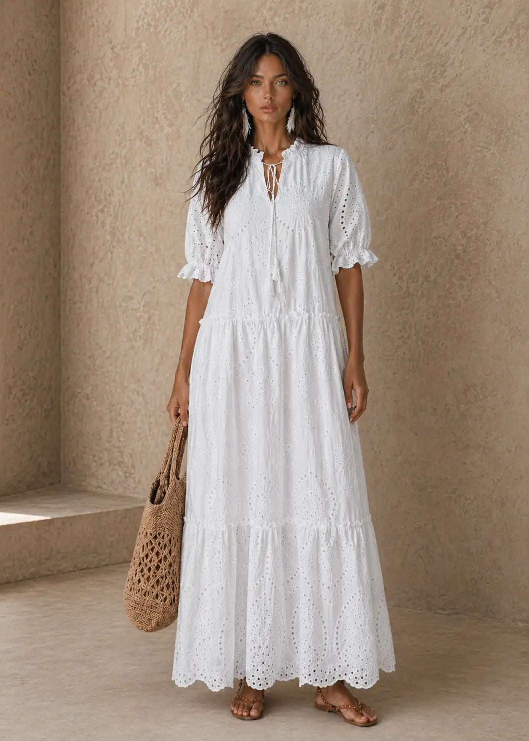 Wendy | Bohemian Embroidered Dress