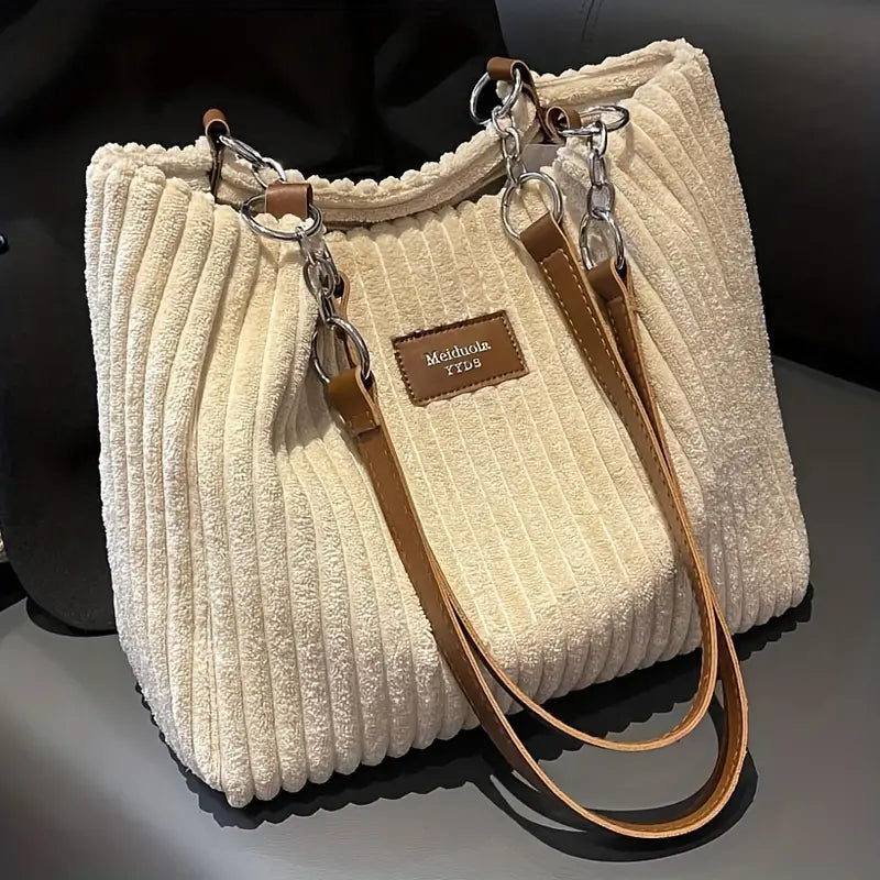 MEGAN | COTTON CORDUROY BAG