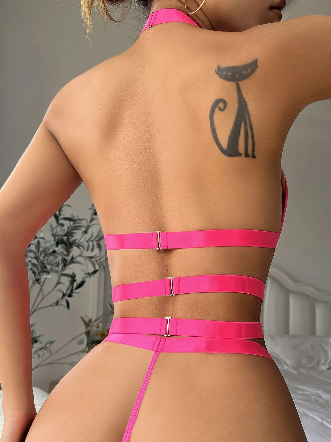 Chaîne d'Amour | Sensual Metal Love Chain Lingerie Set